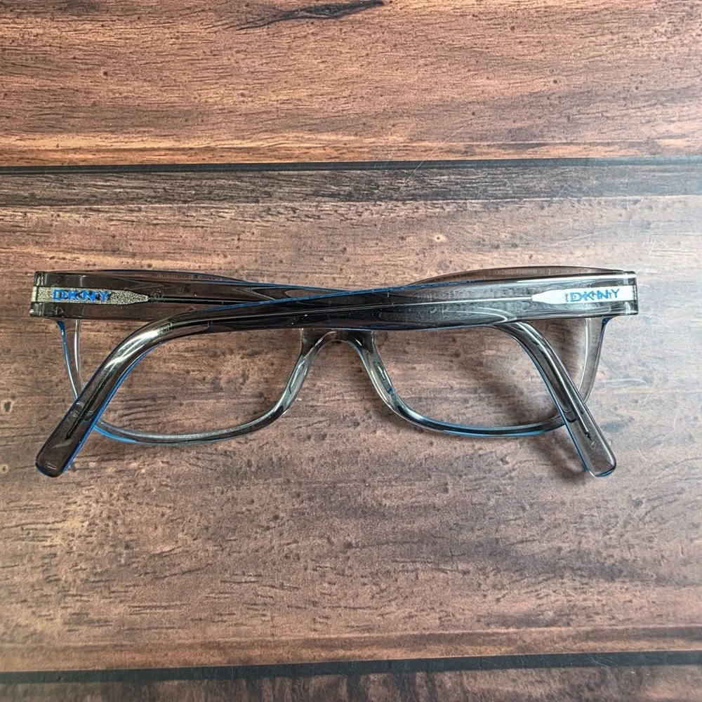 DKNY DY 4639 3457 Grey Blue Translucent Cat‎ Eye Eyeglasses Frames 51-16-140